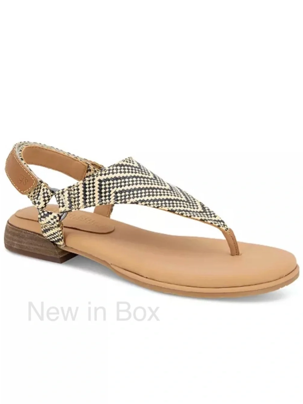 Gentle Souls Holly Woven Thong Sandals NEW Comfort Cushioned Boho Chic
